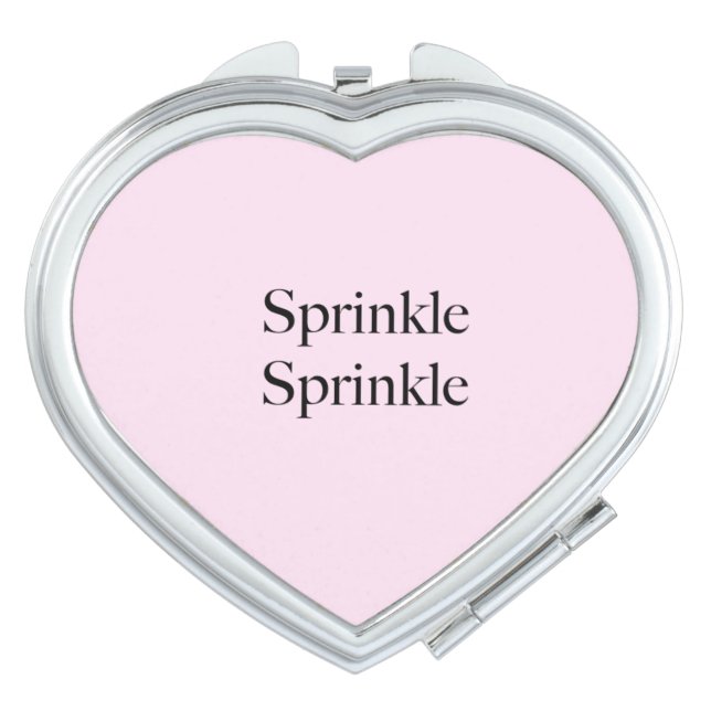 Sprinkle Sprinkle Heart Mirror (Front)