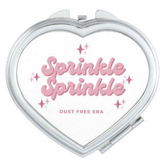 Sprinkle Sprinkle Heart Shape Mirror