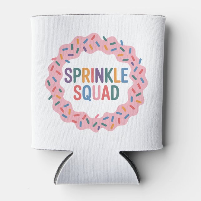 Sprinkle Squad | Baby Sprinkle Can Cooler (Front)
