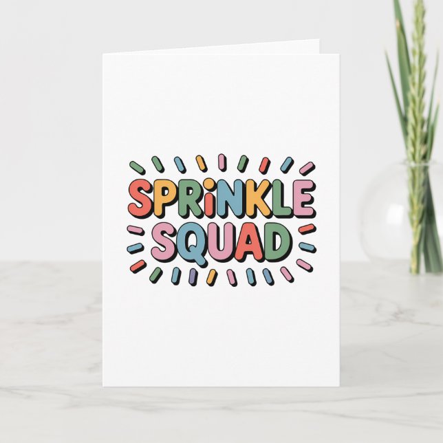 Sprinkle Squad | Baby Sprinkle Card (Front)