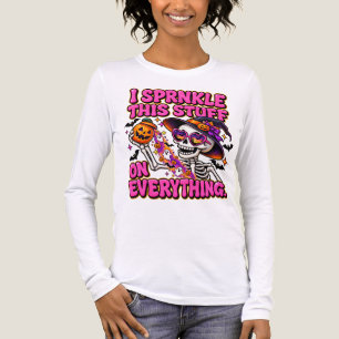SPRINKLE THIS STUFF – HALLOWEEN SKELETON Tri-Blend SHIRT