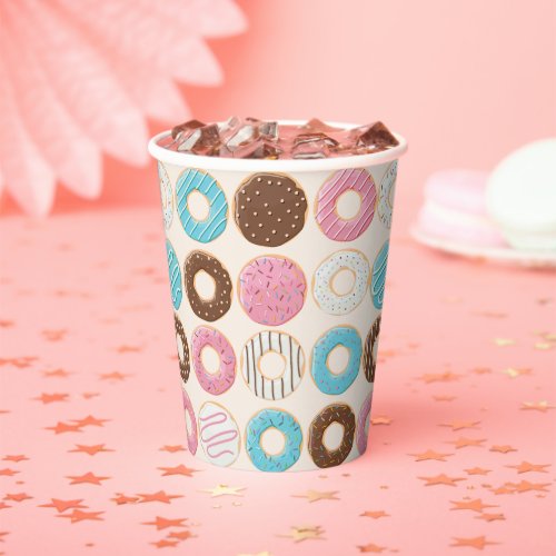 Sprinkled Bliss Baby Shower Donut Paper Cups