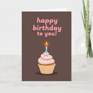 Sprinkled Candle Birthday Card