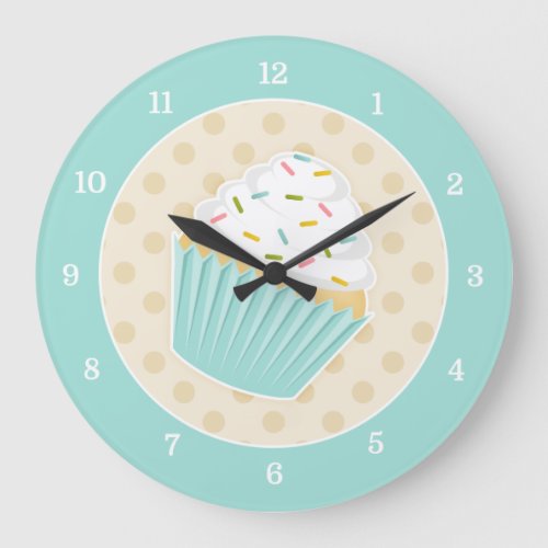 Sprinkled Cupcake Clock