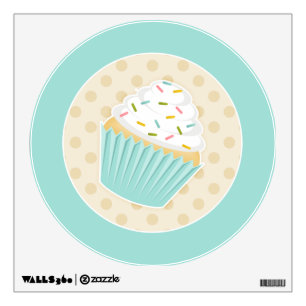 Sprinkled Cupcake Wall Decal