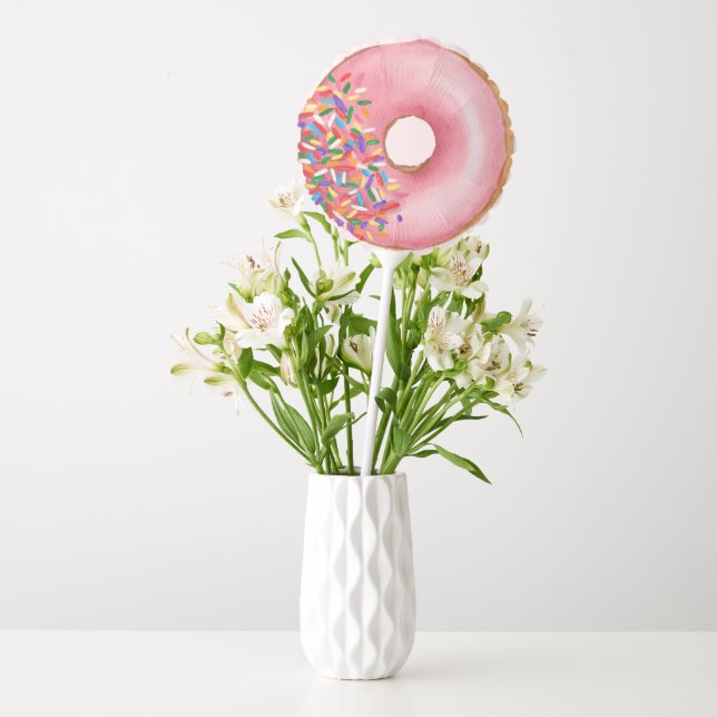 Sprinkled Donut Birthday Party Baby Shower Favors Balloon (Vase)