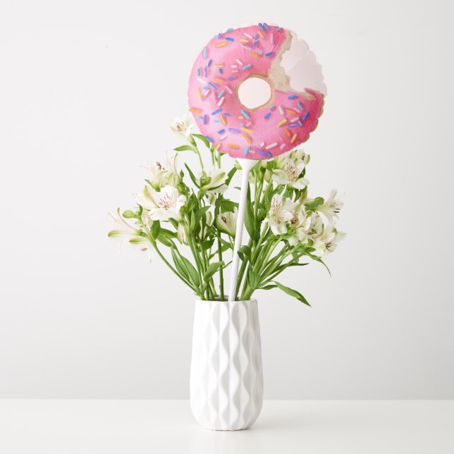 Sprinkled Donut Birthday Party Baby Shower Favors Balloon (Vase)