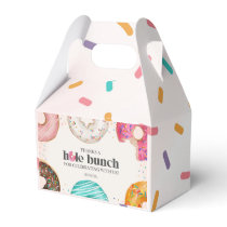 Sprinkled Donut Birthday Party Favor Box