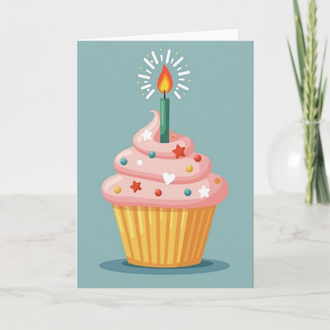 Sprinkled Treat Birthday Card (Front)