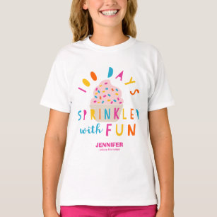 Sprinkled With Fun Cupcake 100 Days of School T-Shirt