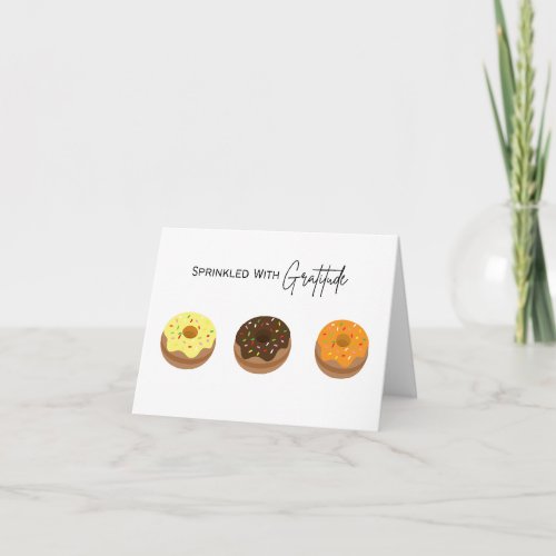 Sprinkled With Gratitude _ Pun Thank You Card