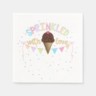 Sprinkled With Love Baby Shower Napkins