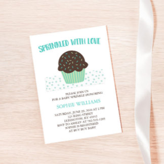 Sprinkled With Love Baby Sprinkle Invitation