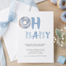 Sprinkled with love donut baby shower