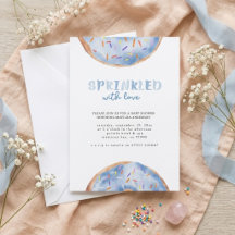 Sprinkled with love donut baby shower