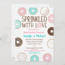 Sprinkled With Love Donut Baby Sprinkle Invitation