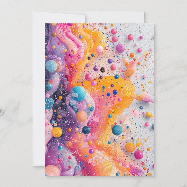 Sprinkled with Love Invite | Color Pop  (Front)