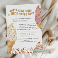 Sprinkled With Love Retro Ice Cream Baby Sprinkle