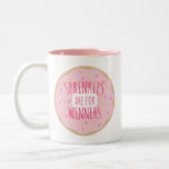 Sprinkles Are For Winners Funny Donut Mug at Zazzle