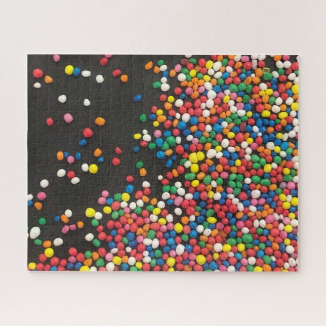 sprinkles black jigsaw puzzle (Horizontal)