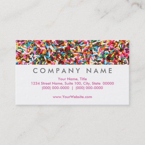 Sprinkles Business Cards