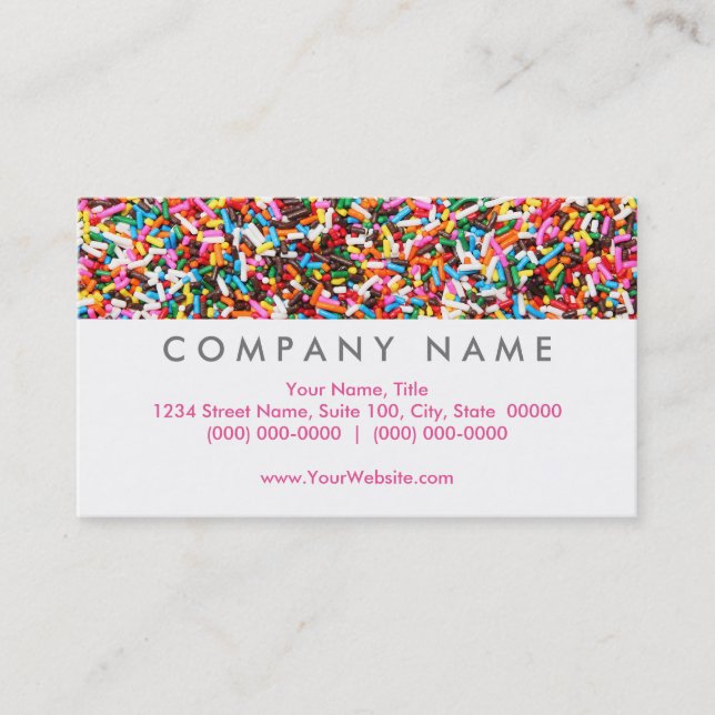 Sprinkles Business Cards (Front)