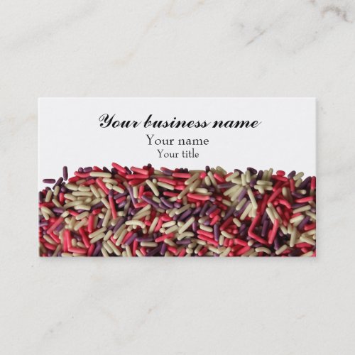 Sprinkles business cards