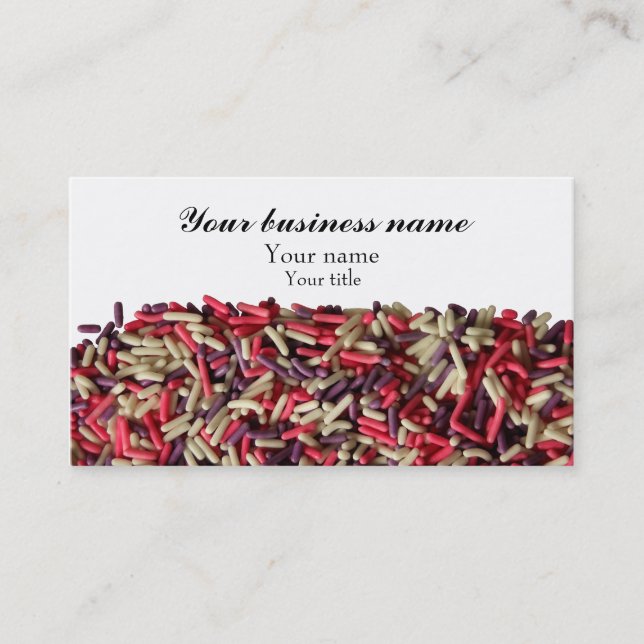 Sprinkles business cards (Front)