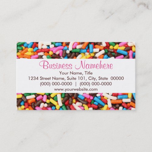 Sprinkles Business Cards