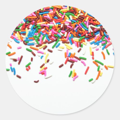 Sprinkles Classic Round Sticker