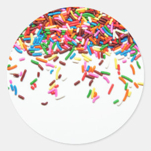 Sprinkles Classic Round Sticker
