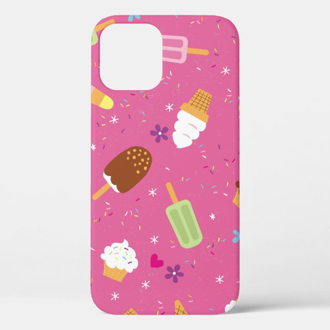 Sprinkles, cupcakes, ice cream, and popsicles scat Case-Mate iPhone case (Back)