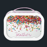 Sprinkles Custom Lunch Box<br><div class="desc">Sprinkles</div>