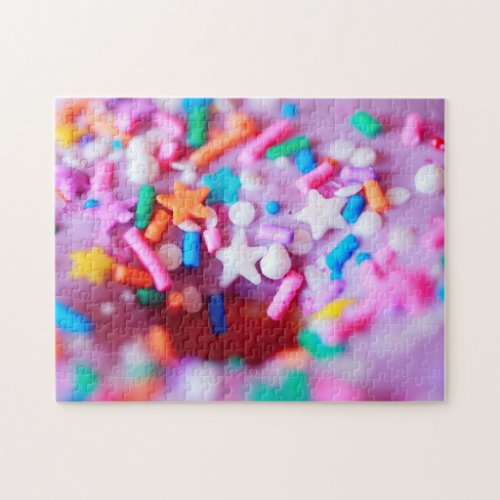 Sprinkles Donut Photography Complex Jigsaw Puzzle