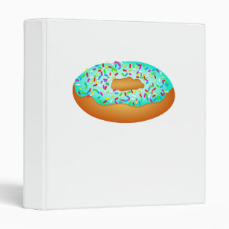 Sprinkles Doughnut 3 Ring Binder