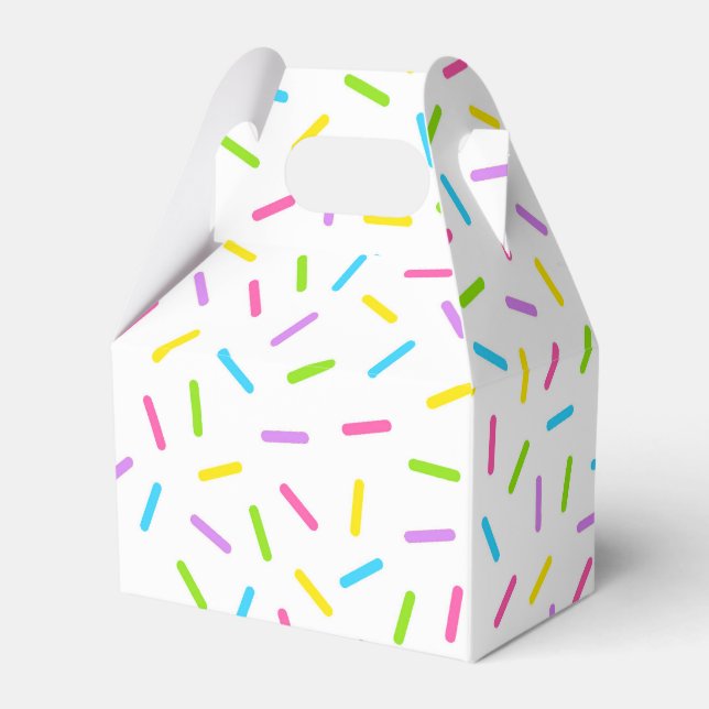 Sprinkles Favor Boxes (Front Side)