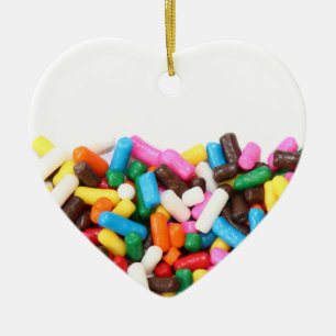Sprinkles Filled Ornament