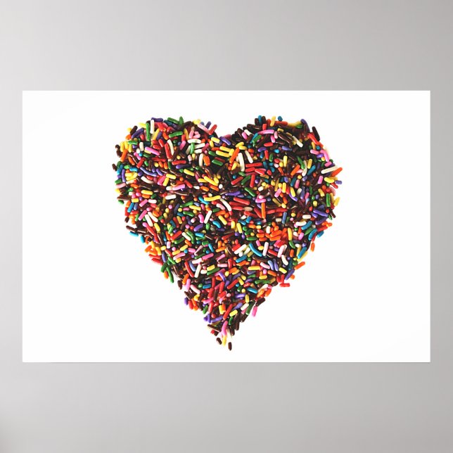 Sprinkles Heart Poster (Front)