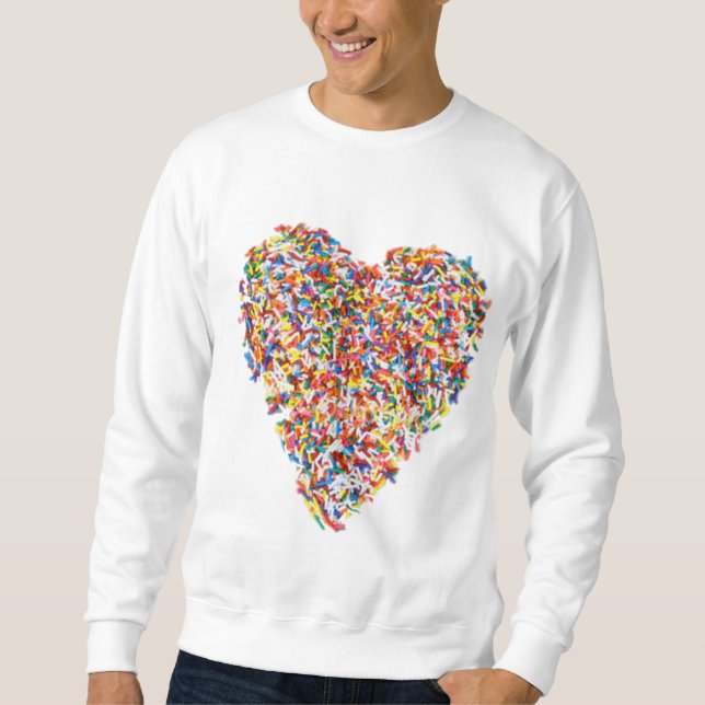 sprinkles heart sweatshirt (Front)