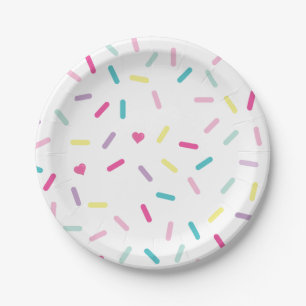 Sprinkles Ice Cream and Cake Birthday Paper Plates