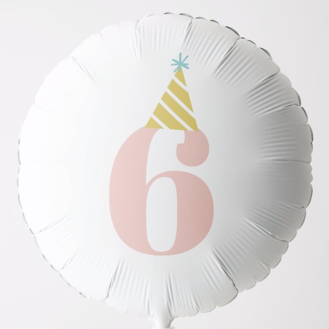 Sprinkles kids age birthday ballon balloon (Front)