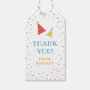 Sprinkles kids birthday party thank you favor tag