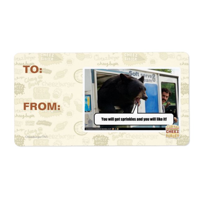 Sprinkles Label (Front)