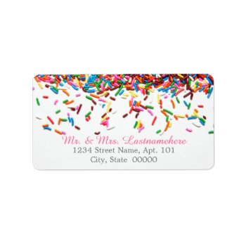 Sprinkles Labels by CarriesCamera at Zazzle