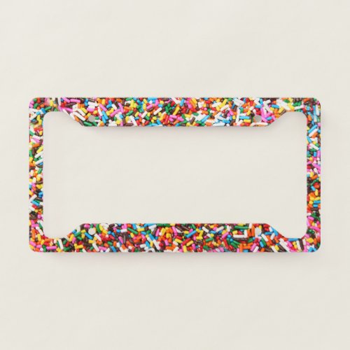 Sprinkles License Plate Frame