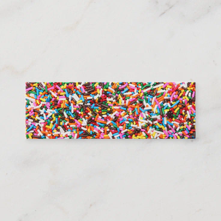 Sprinkles Mini Business Card Zazzle