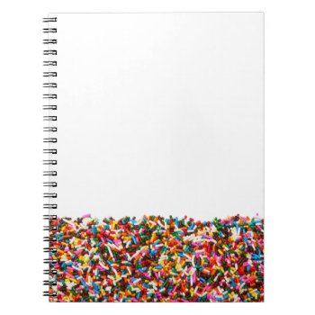 Sprinkles Notebook by CarriesCamera at Zazzle