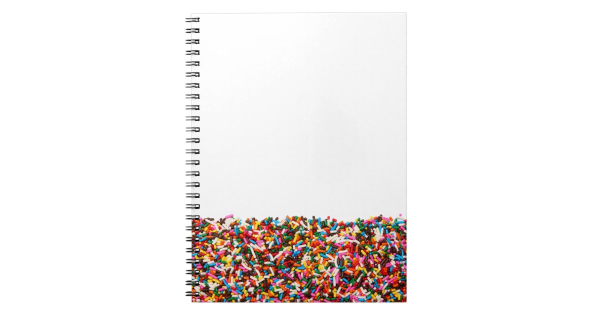 Sprinkles Notebook | Zazzle