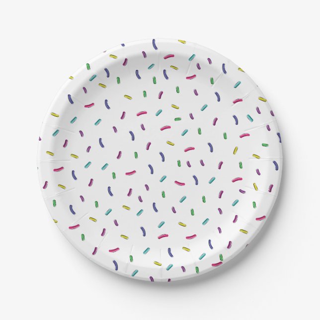 Sprinkles Paper Plates (Front)