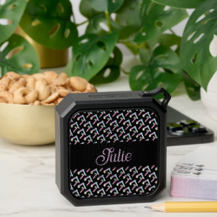 Sprinkles Pastel Pattern Script Bluetooth Speaker